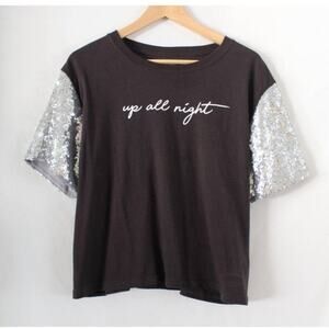 Mighty Fine‎ Up All Night Crop Top Like New